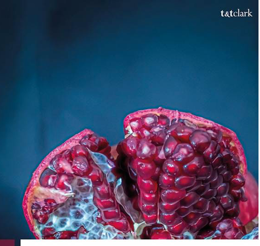 book cover showing title and pomegranate